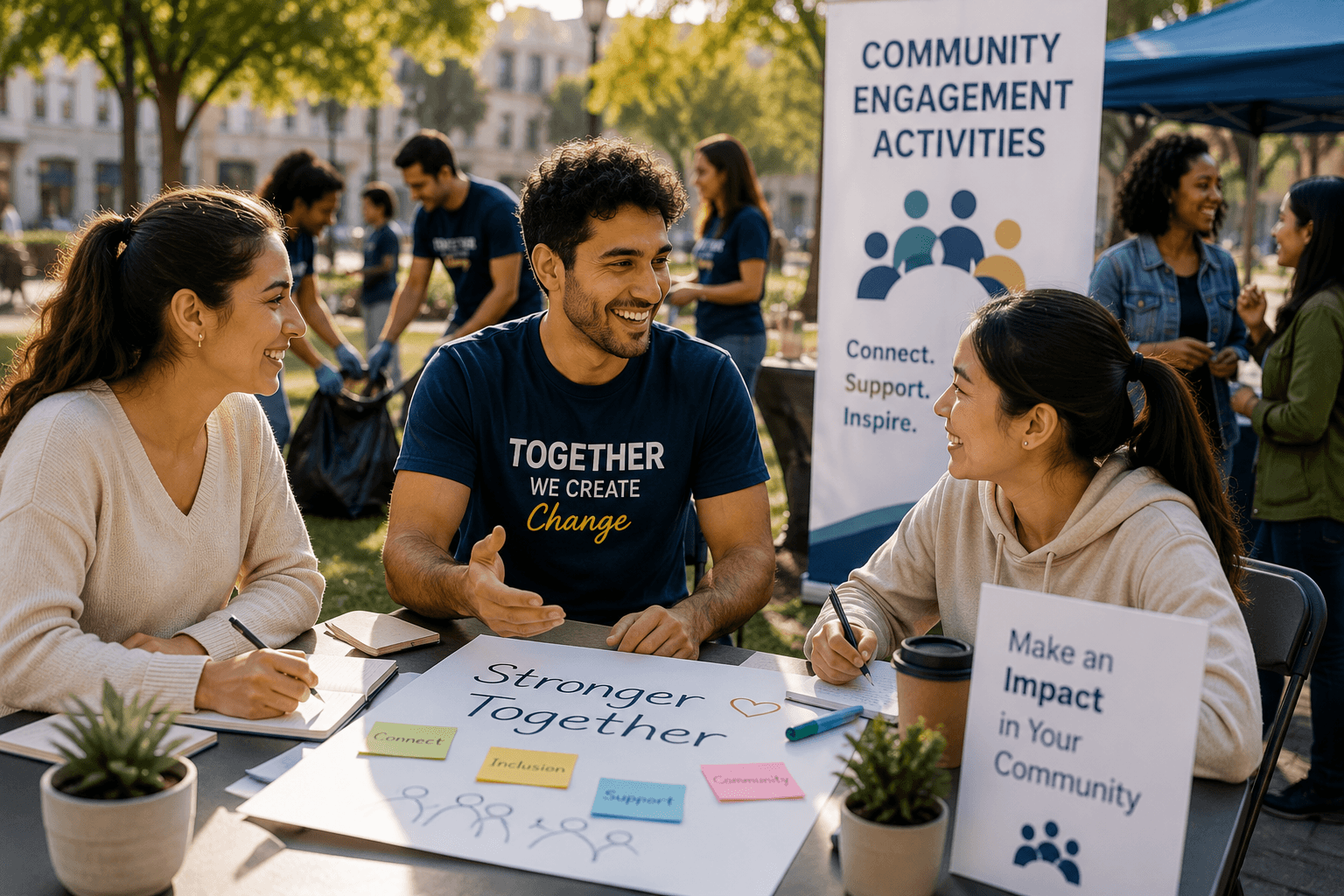 Community engagement activity with young people